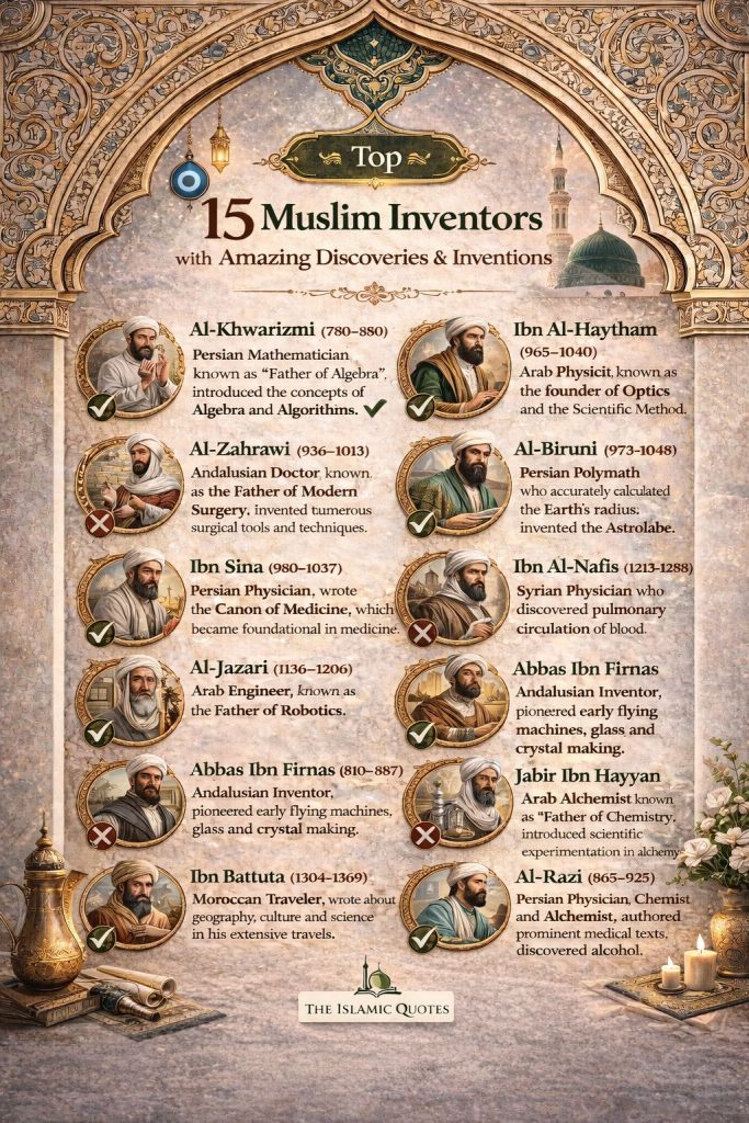 Top muslim inventors
