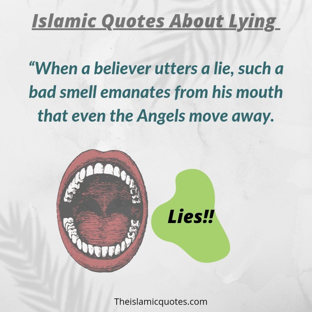 50 Islamic Quotes About Lying with Images  