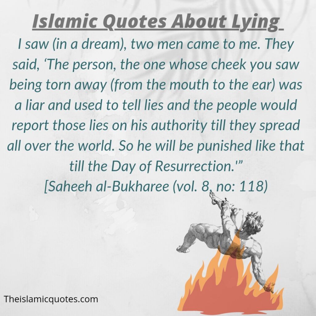 50 Islamic Quotes About Lying with Images  