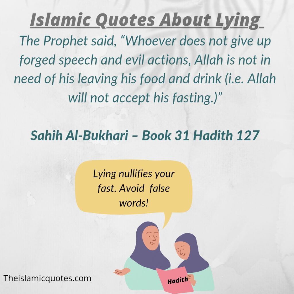 50 Islamic Quotes About Lying with Images  