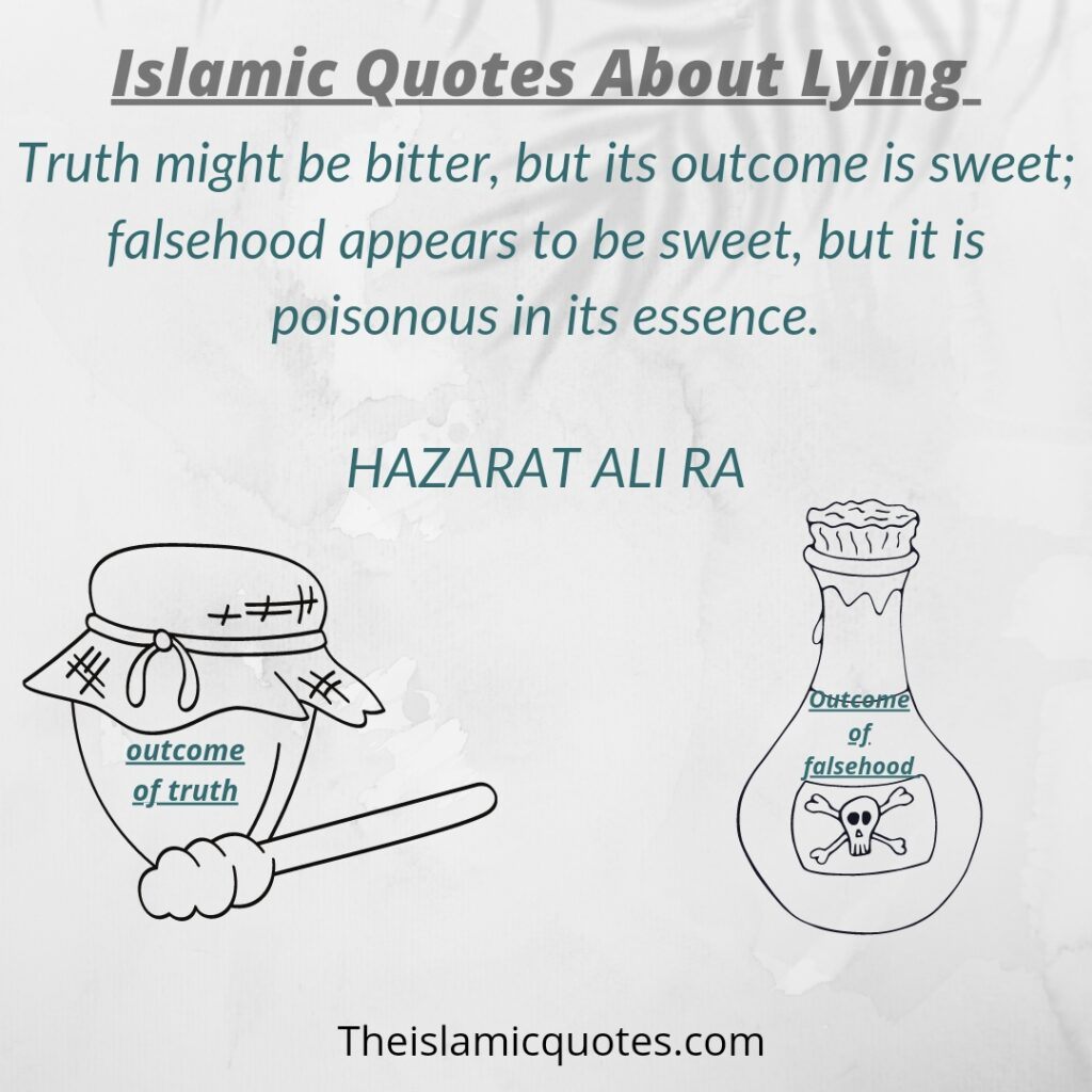 50 Islamic Quotes About Lying with Images  