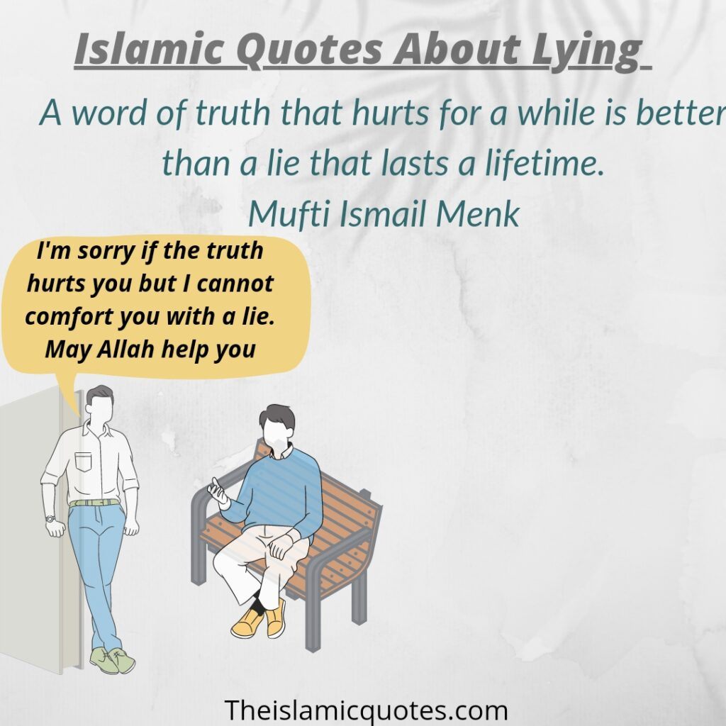 50 Islamic Quotes About Lying with Images  