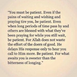 50 Best Islamic Quotes About Patience  