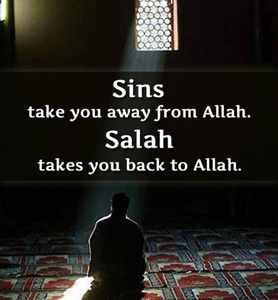 Salah takes away evil