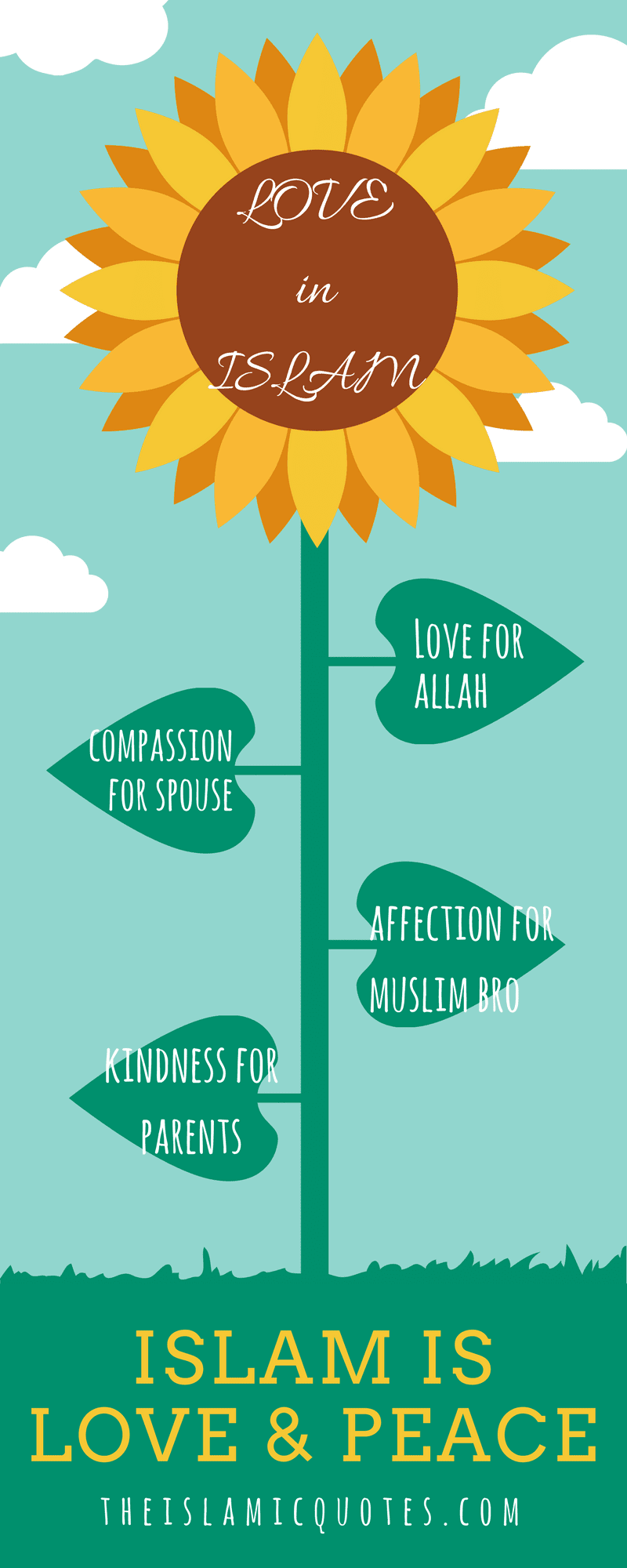 50 Best Islamic Quotes about Love with Images  