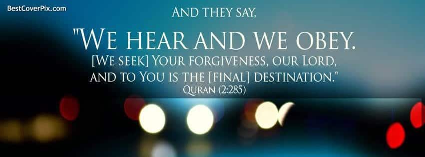 40+ Islamic Cover Photos For Facebook With Islamic Quotes  