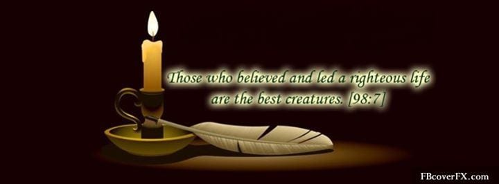 40+ Islamic Cover Photos For Facebook With Islamic Quotes  