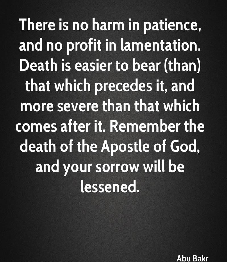 Hazrat Abu Bakar R.A Quotes (15)