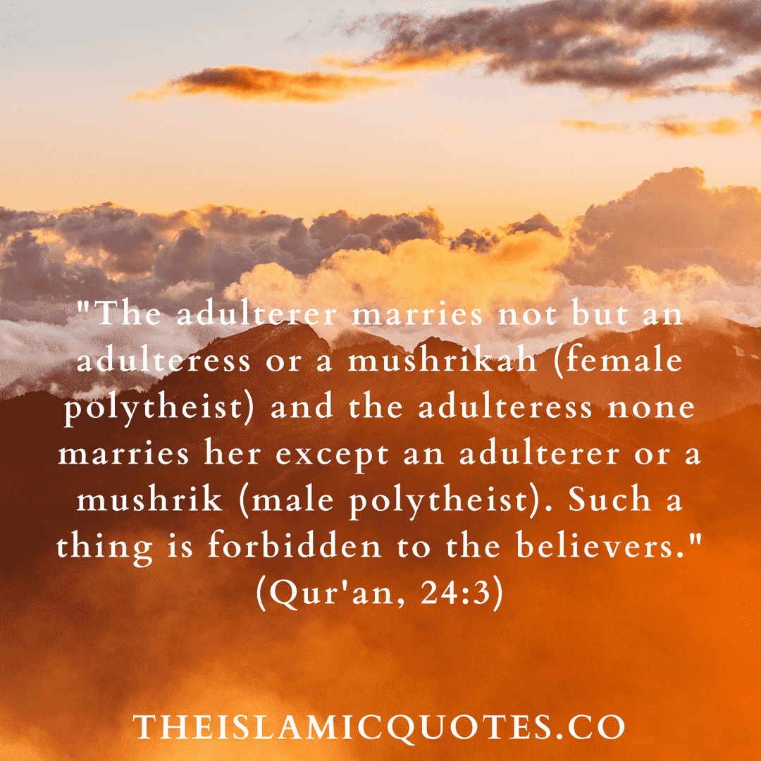 Zina In Islam Quotes