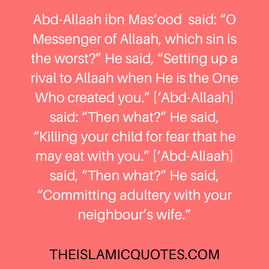 Zina in Islam - 30 Islamic Quotes about Zina and Punishment
