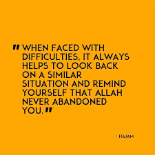 Quotes about hardships in life islam (45)