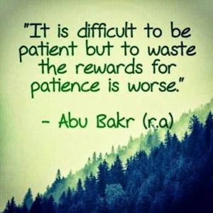 Sabr in Islam (11)