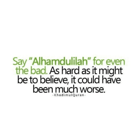 islamic quotes on being grateful