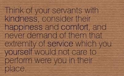 How To Treat Servants In Islam - The 14 Rights Of Servants  