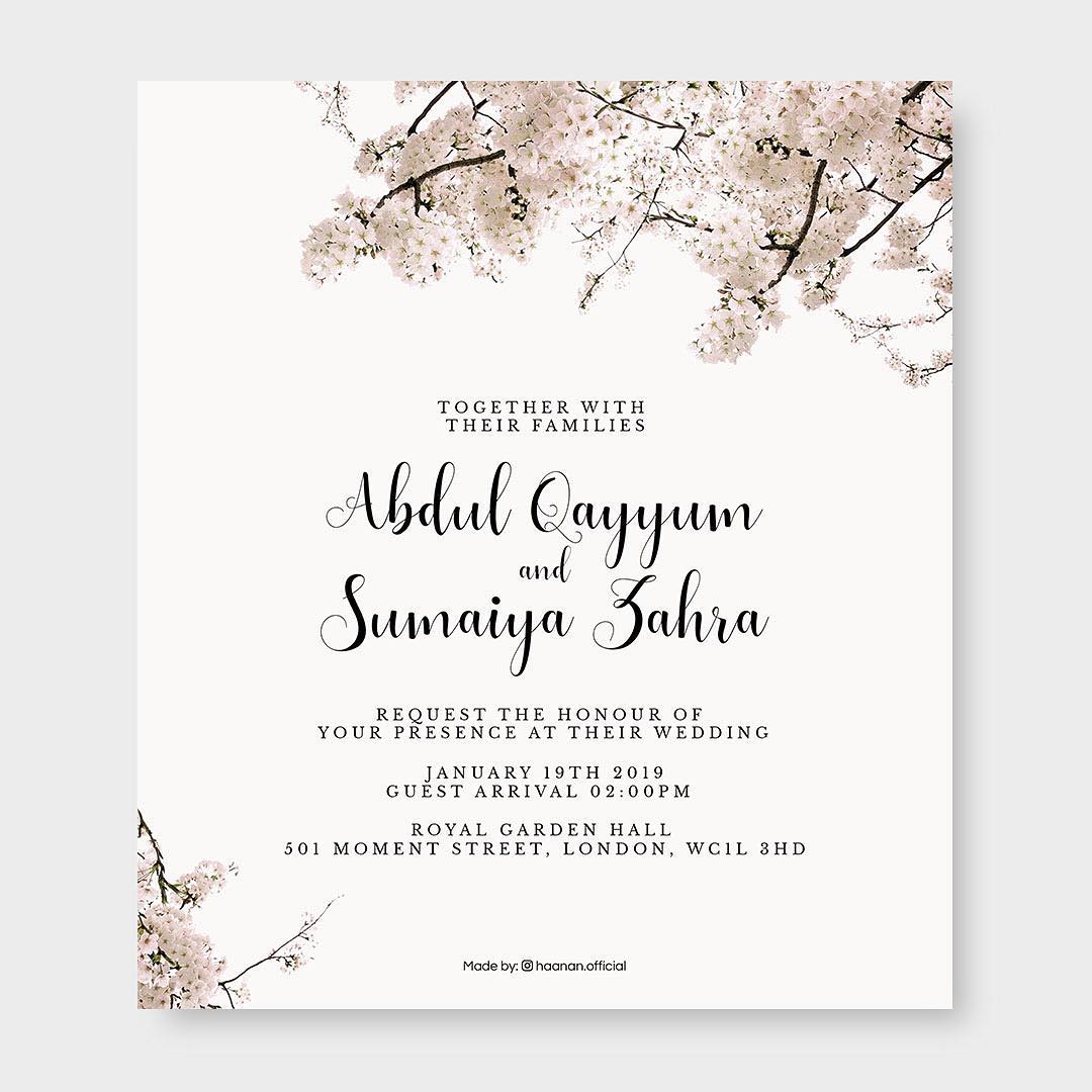 25 Islamic Wedding Invitation Card Designs For Muslims  