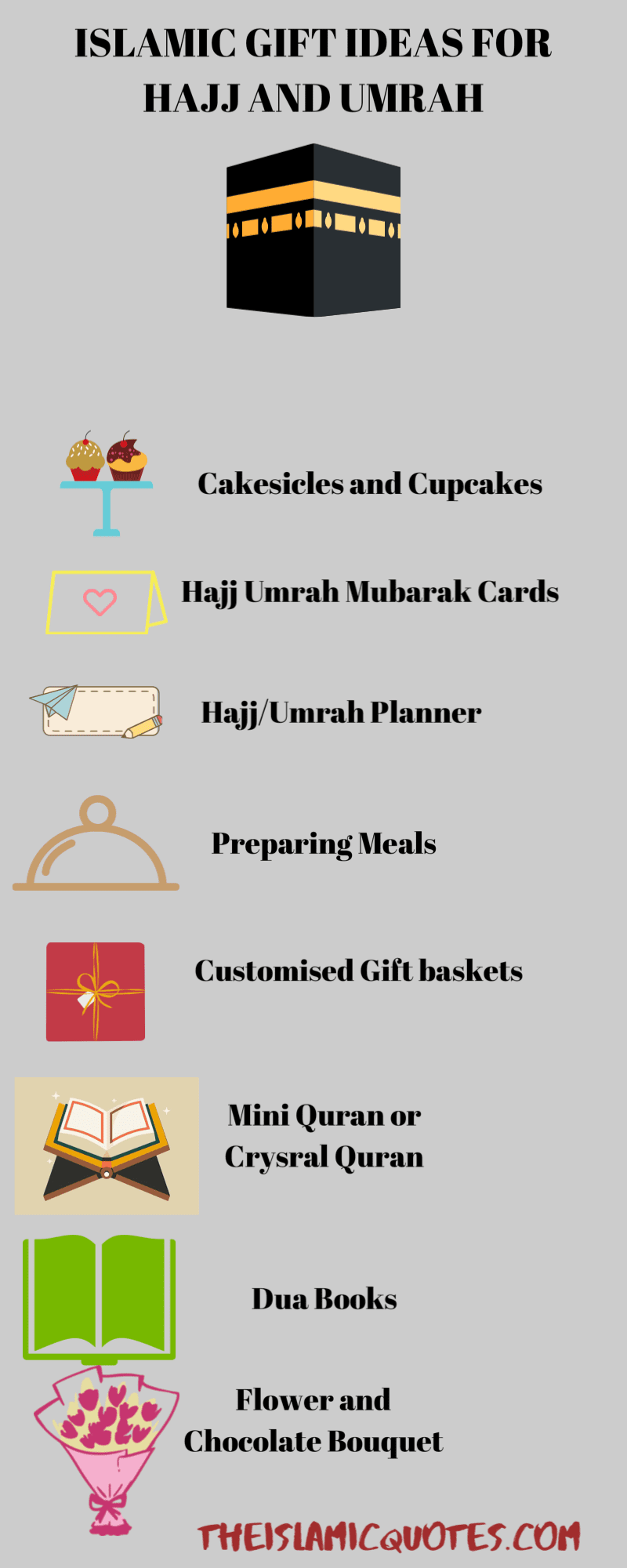 Haj Mubarik Gifts - 20 Islamic Gifts for Umrah & Haj  