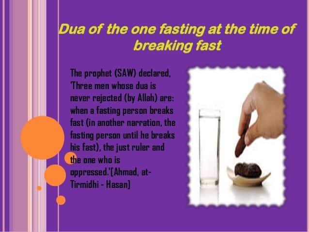 best time for dua in ramzan