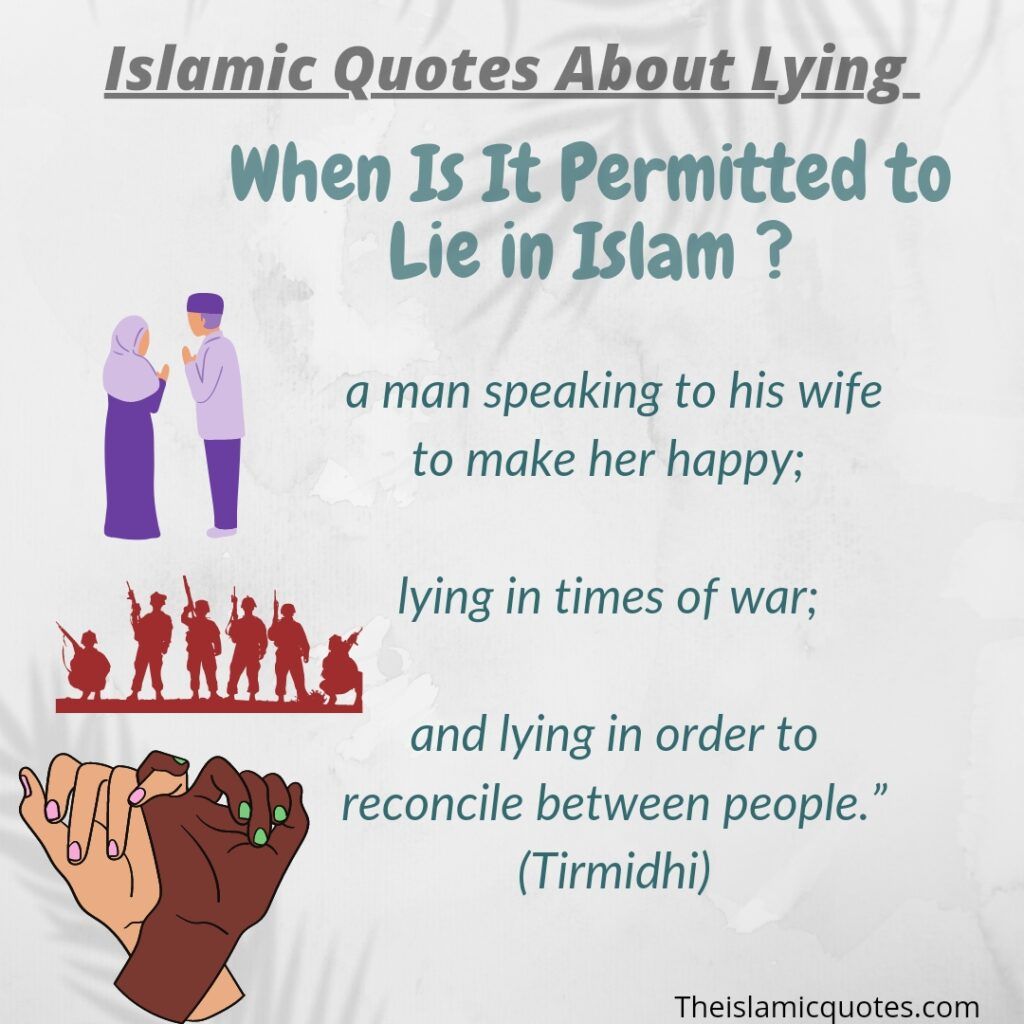 50 Islamic Quotes About Lying with Images  