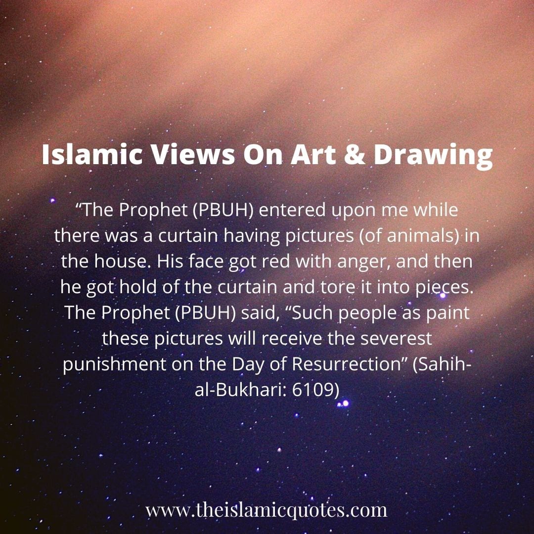 islamic quotes on art and drawing