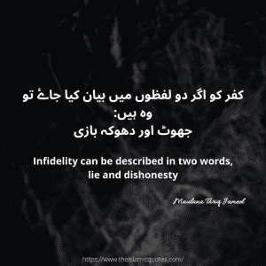 Islamic quotes by maulana tariq jameel