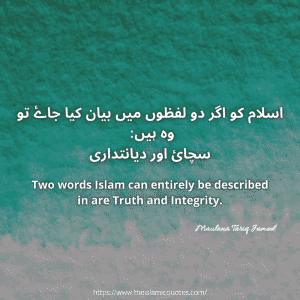 Islamic quotes by maulana tariq jameel