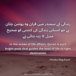 25 Heart Touching Islamic Quotes by Maulana Tariq Jameel  