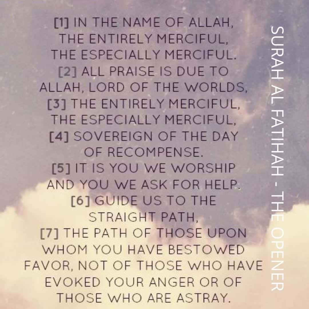 Surah Fatihah Summary-7 Beautiful Lessons From Surah Fatiha  