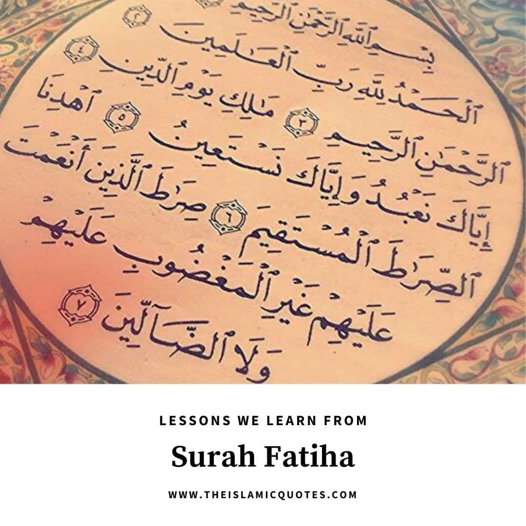 what does surah fatihah teach
