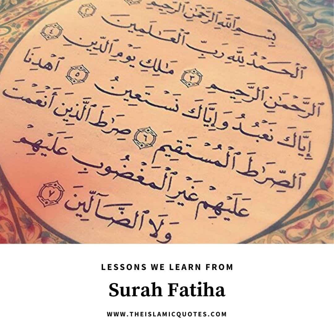 Surah Fatihah Summary-7 Beautiful Lessons From Surah Fatiha  