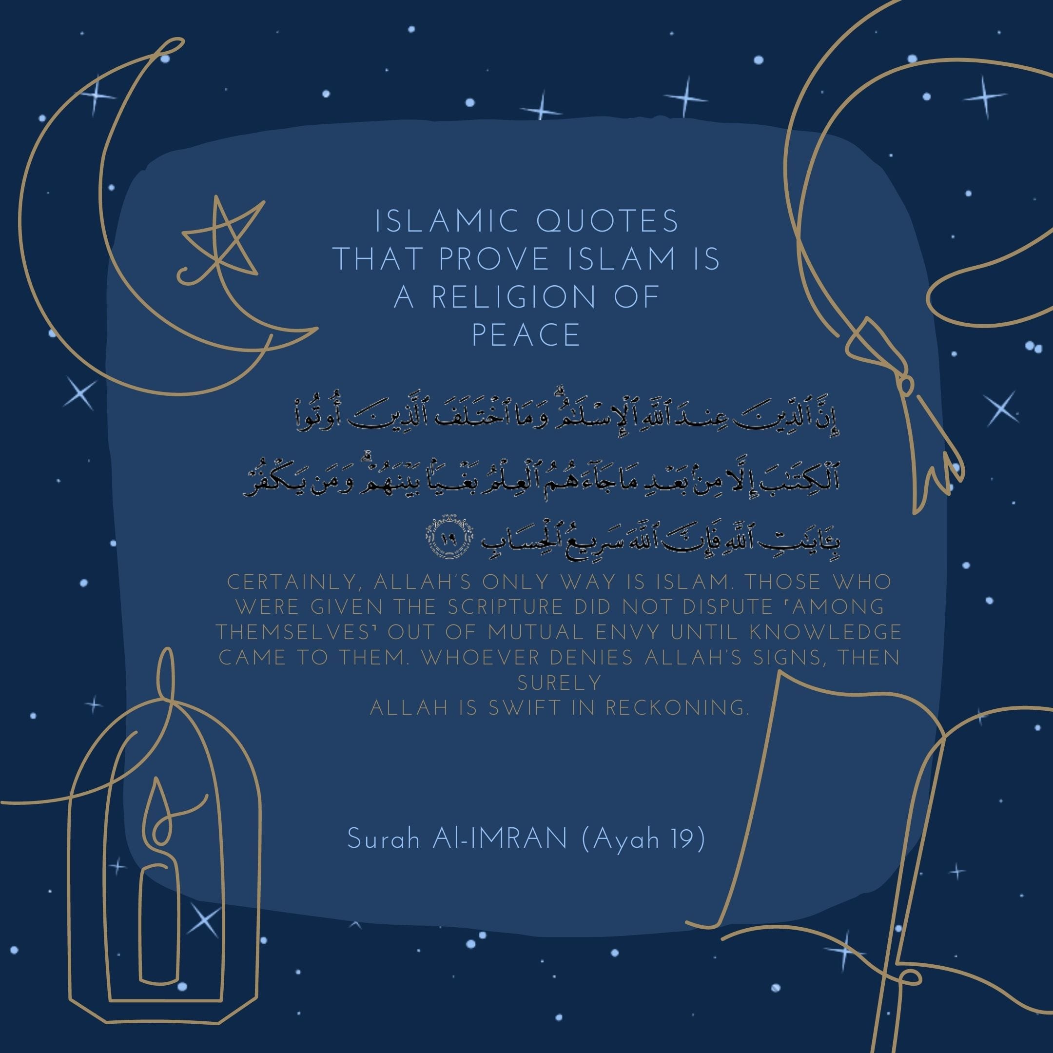 Quranic Verses on Peace- 10 Verses Proving Islam Is Peaceful  