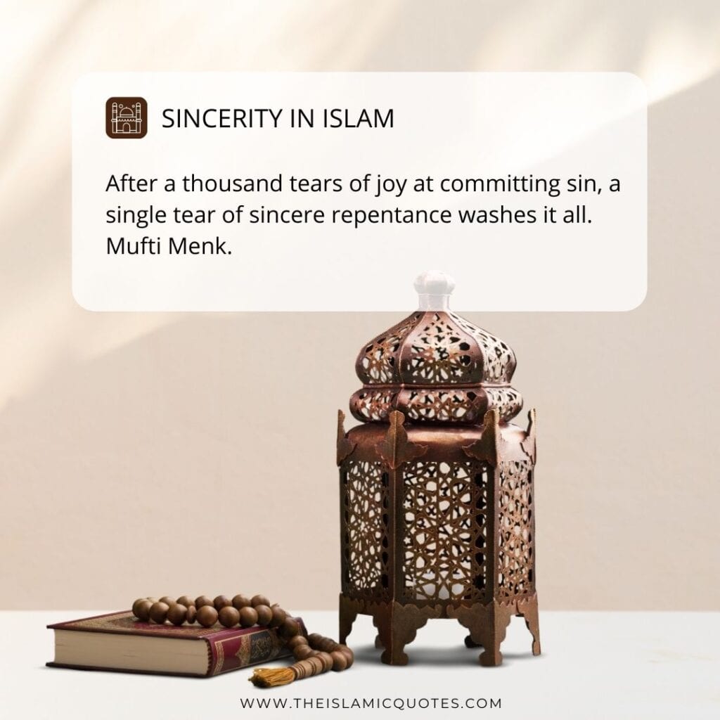 sincerity in islam quotes