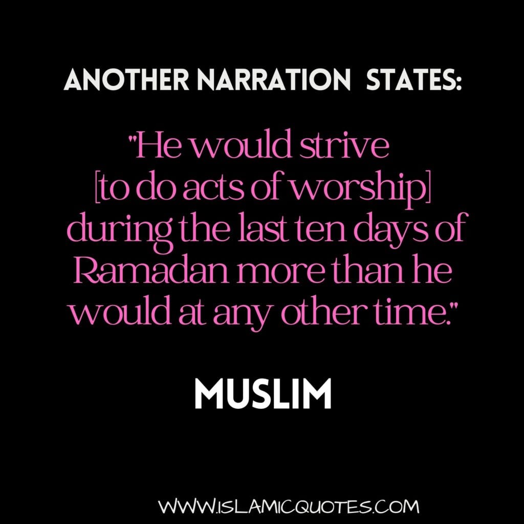 how to spend the last ten days of ramadan