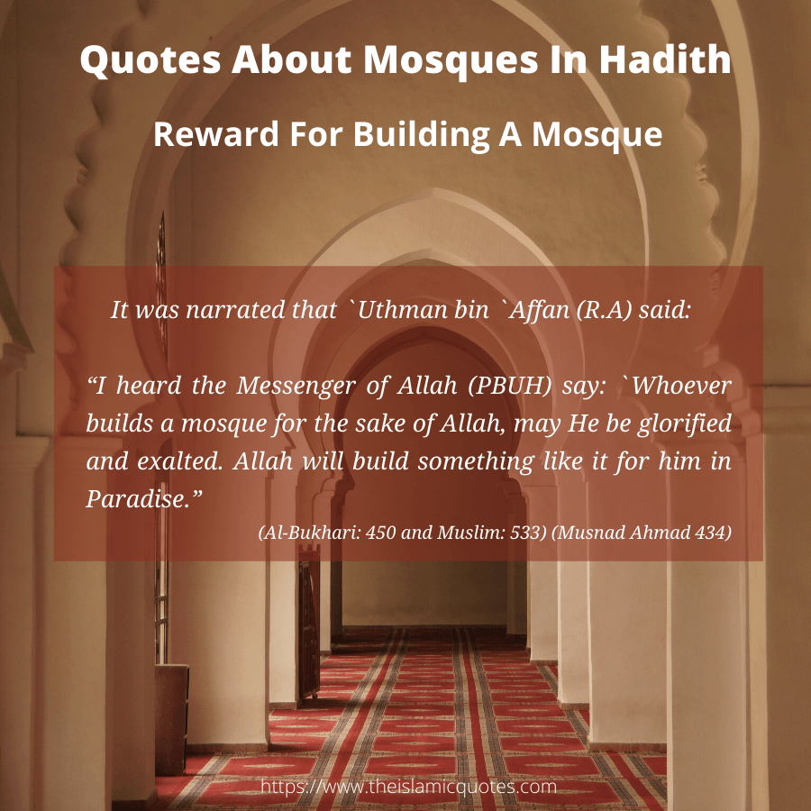 islamic quotes about mosques