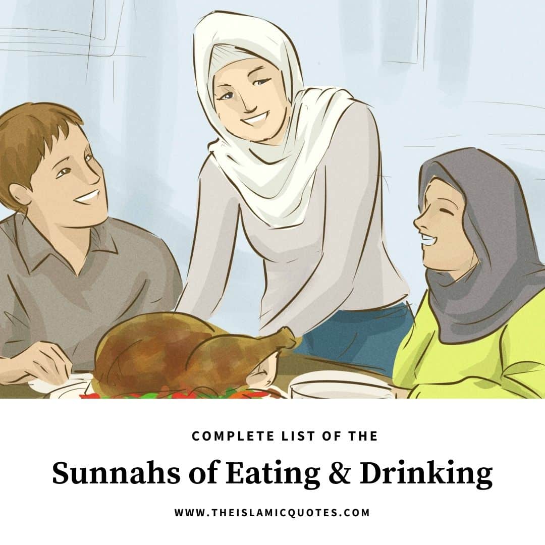 20 Sunnahs of Eating and Drinking That Muslims Must Follow