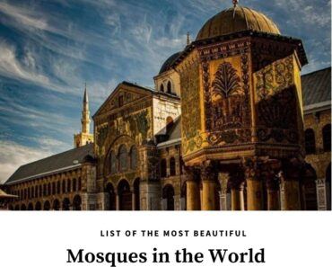 10 Most Beautiful Mosques In The World (with photos)  