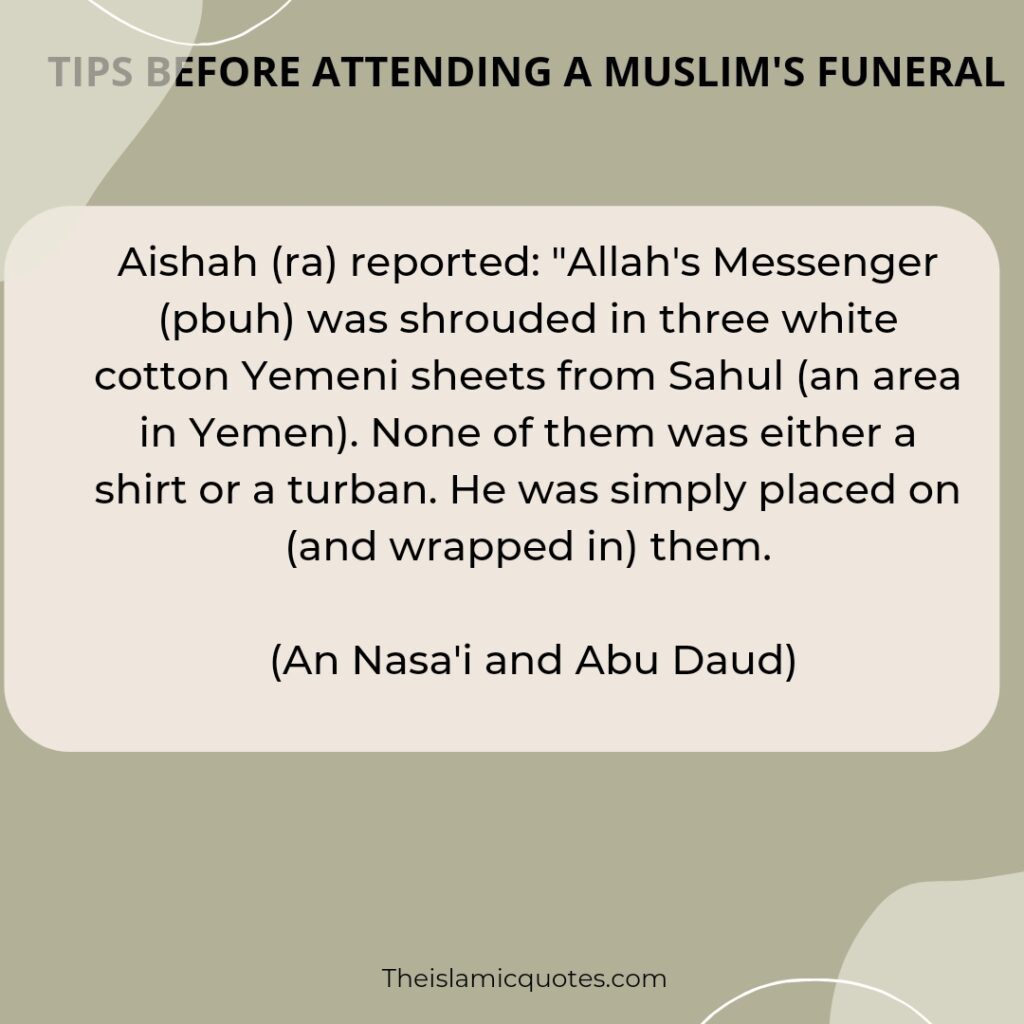 how to attend a muslim funeral