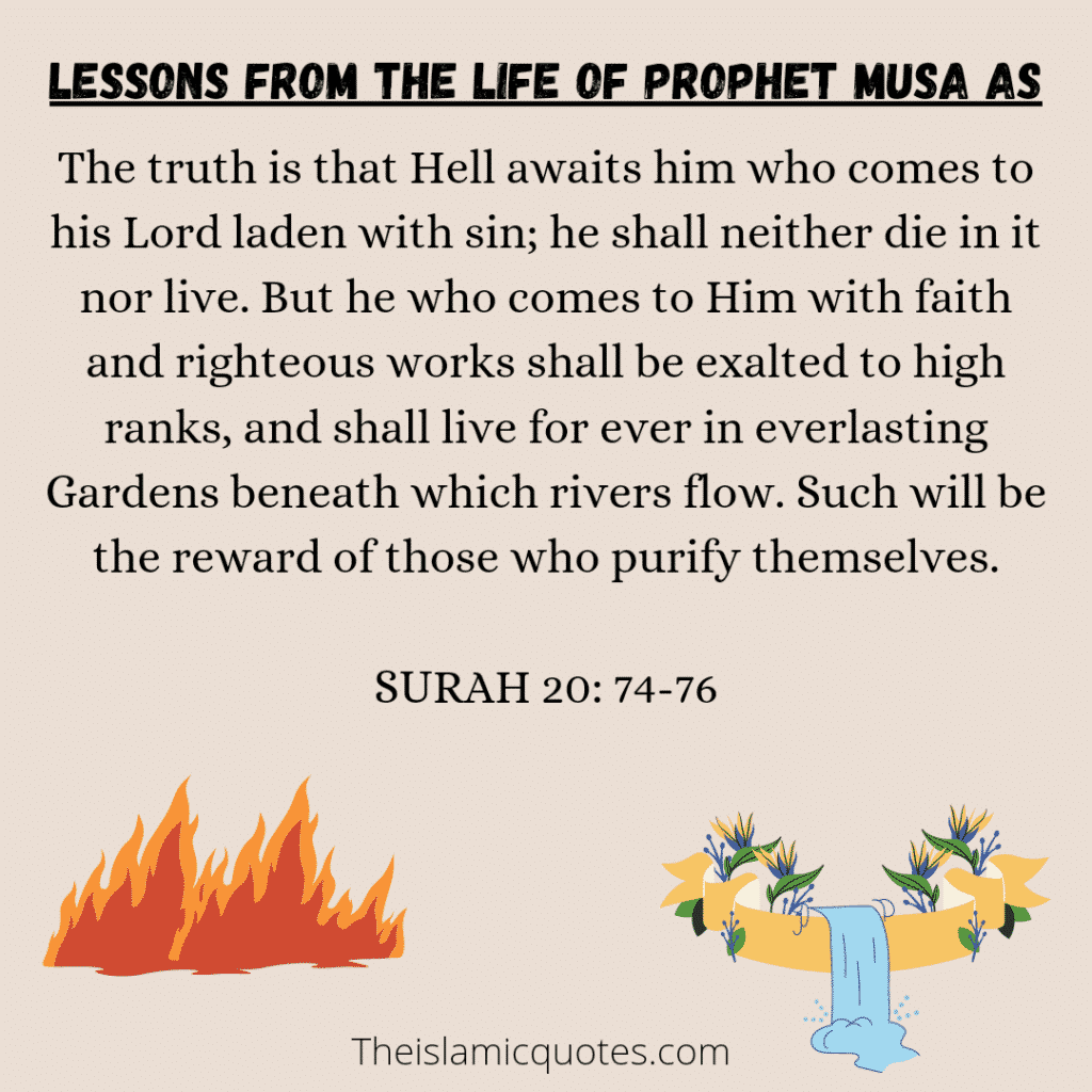 Being firm on the right path Lessons from the Life of Prophet Musa