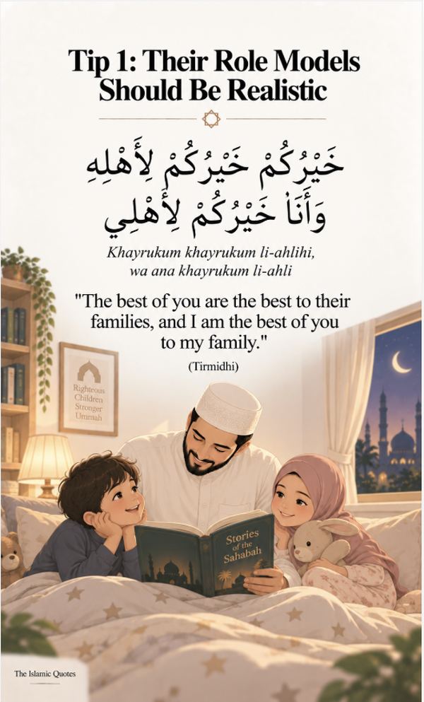 Islamic parenting tip - realistic role models