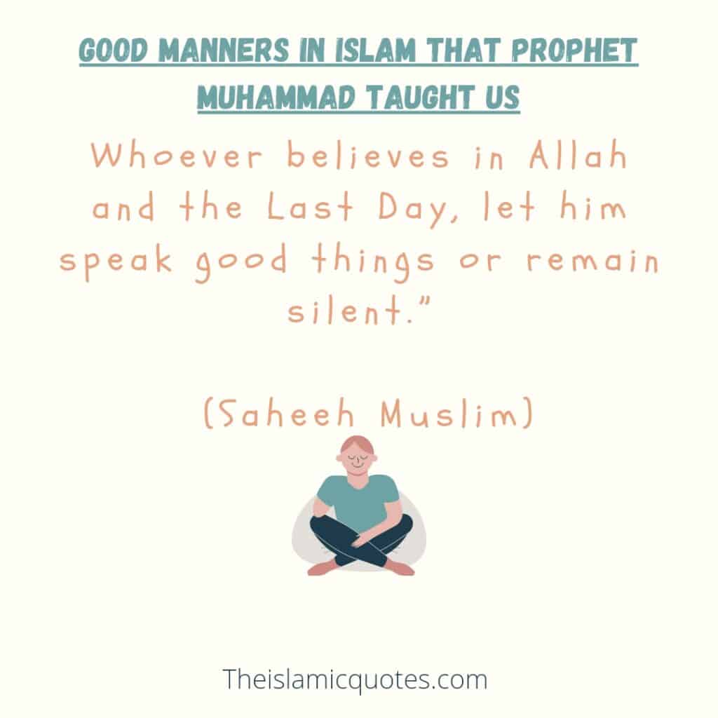 Habits and Manners of Prophet Muhammad 