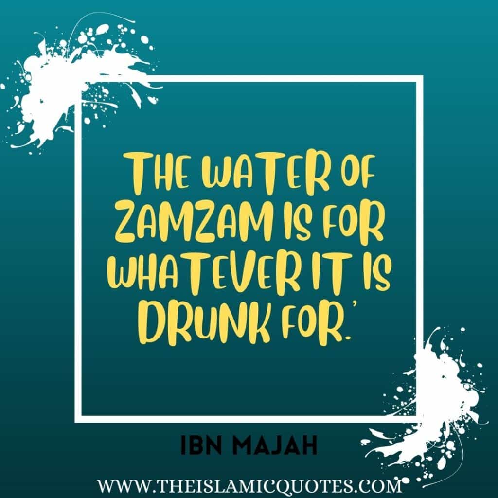 Zamzam Water Benefits
