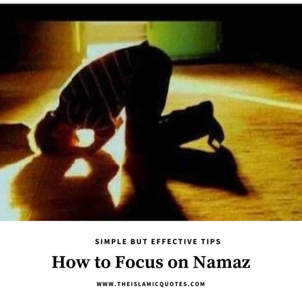 how to concentrate on salah