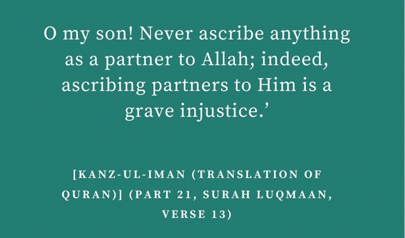 shirk in islam