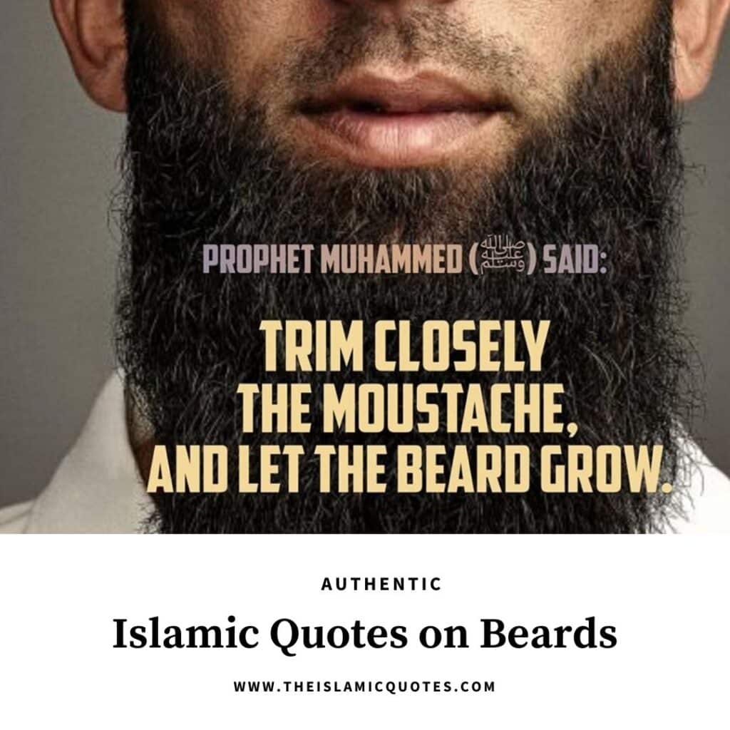 islamic quotes on beards