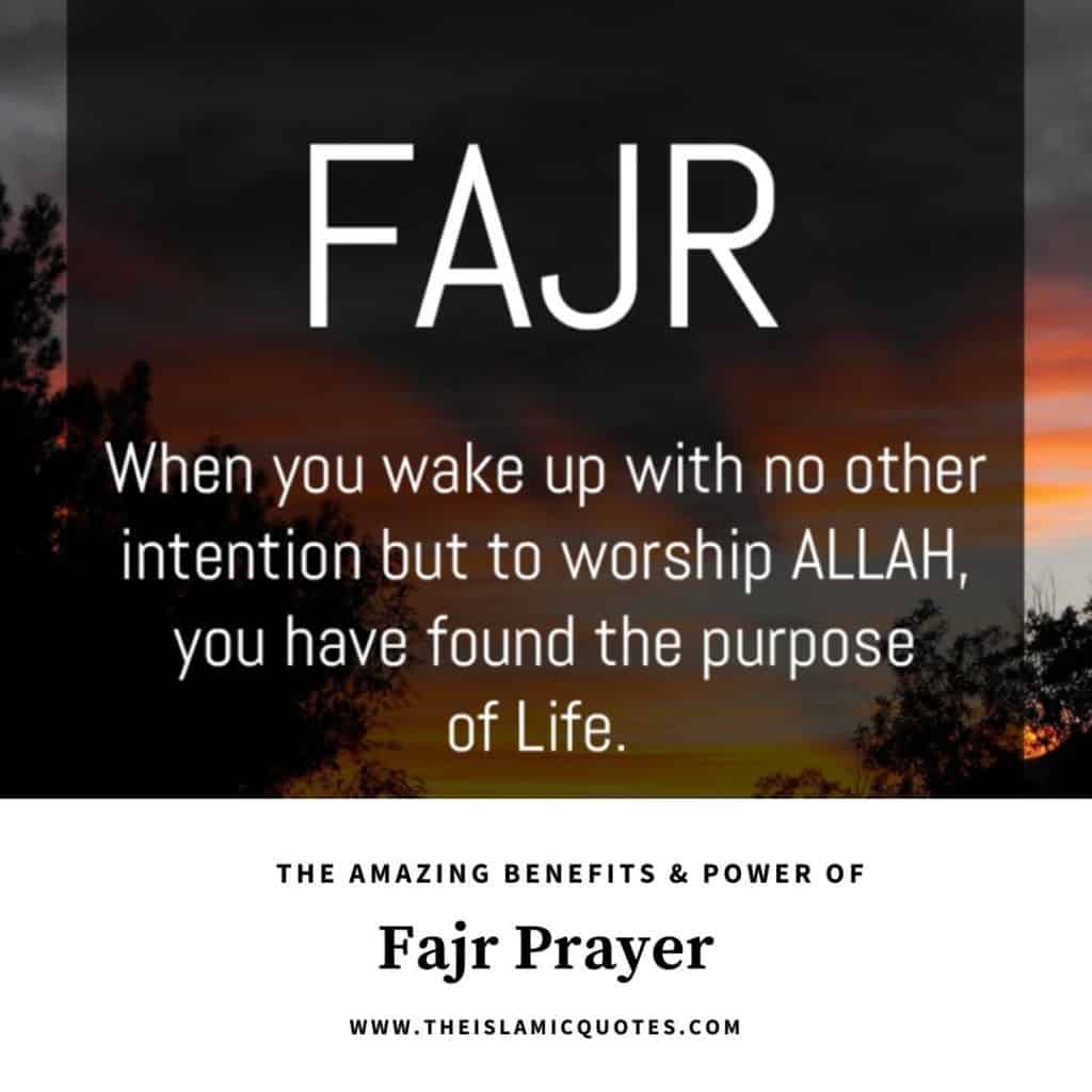 fajr prayer benefits