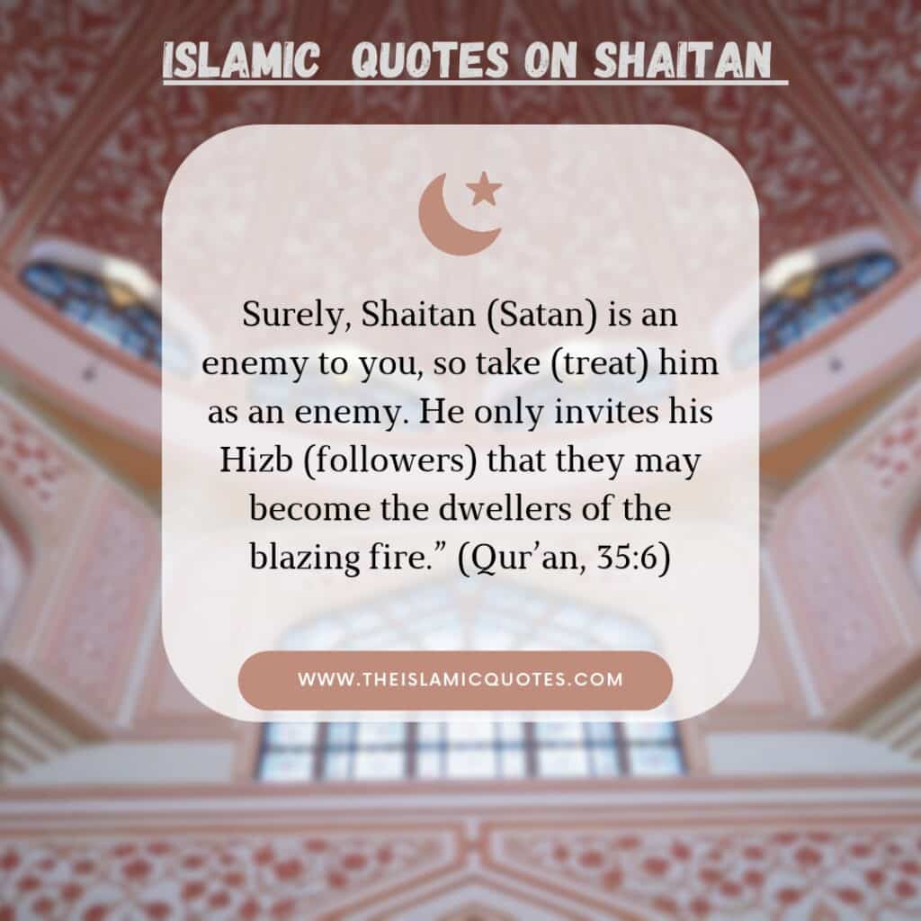 Islamic Quotes on Shaitan