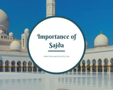 importance of sajda