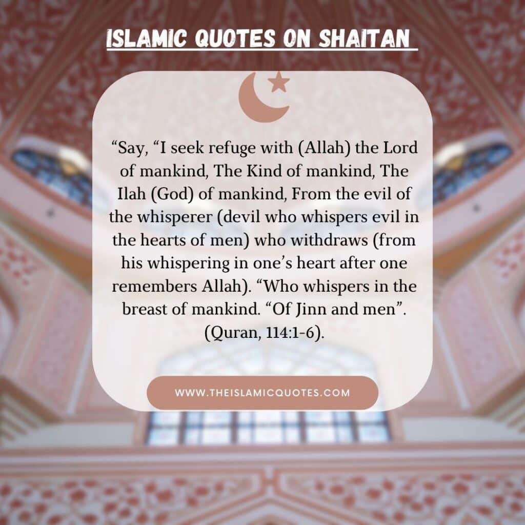 Islamic Quotes on Shaitan