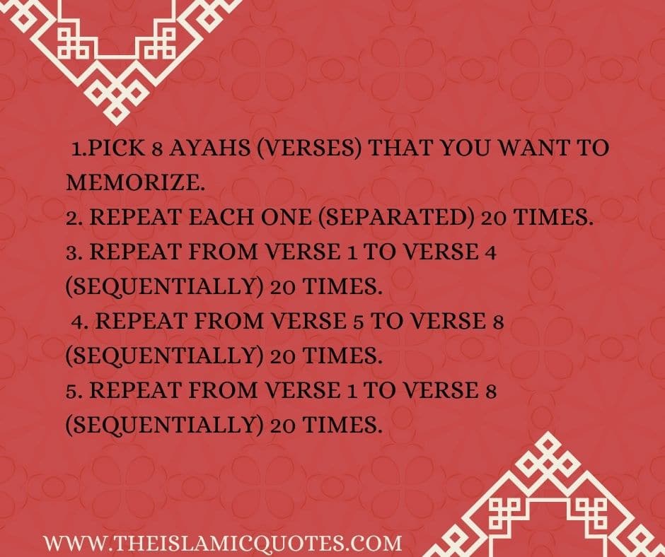 Tips to Memorize the Quran Easily