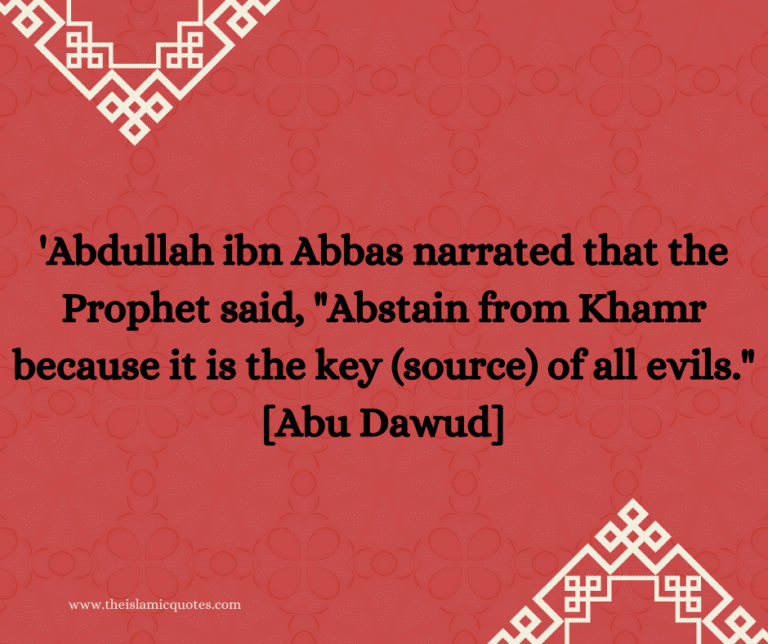 Islamic Quotes On Alcohol Why Drinking Alcohol Is Prohibited