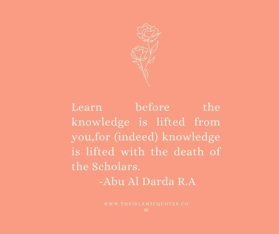 quotes by hazrat abu darda